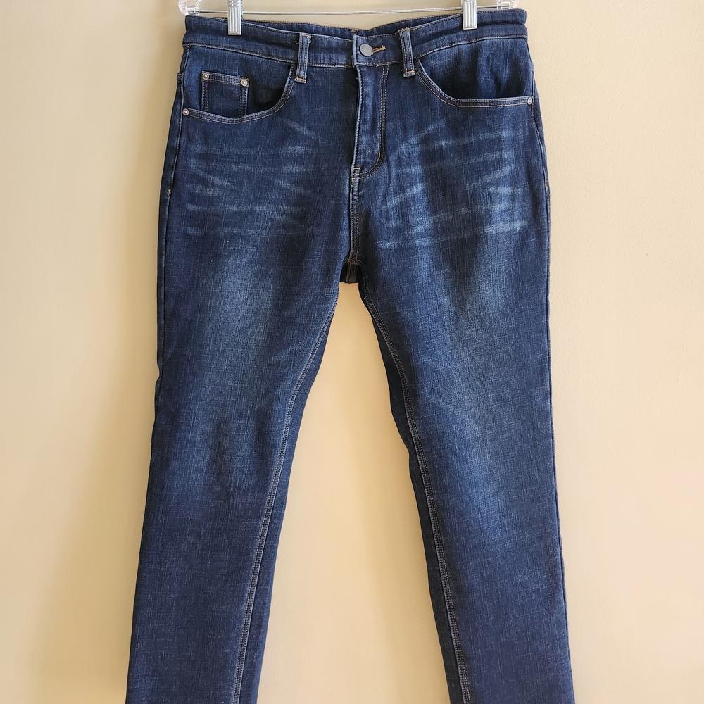 Classic Indigo Men's Straight Jeans